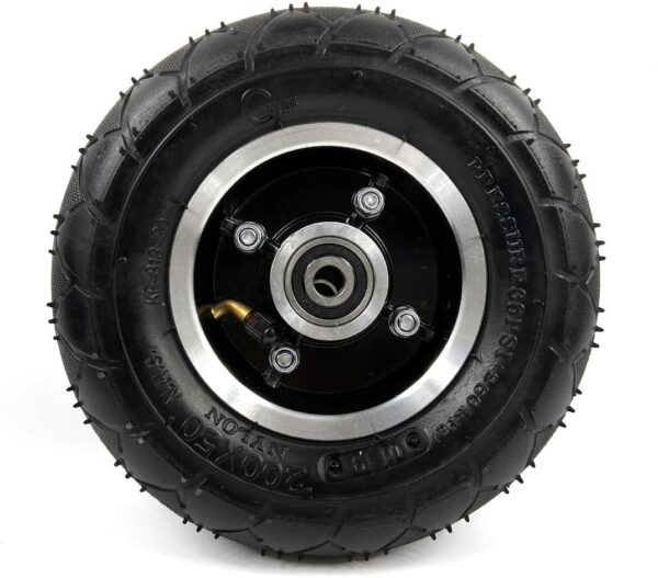 L-faster 200MM Electric Scooter Tyre With Wheel Hub 8" Scooter Tyre Inflation Electric Vehicle Aluminium Alloy Wheel Pneumatic Tire (wheel)