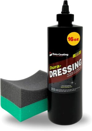 DURA-COATING TECHNOLOGY XXL Dura-Dressing Re-Load for Tires Already Coated with Dura-Dressing, 16 oz. Bottle – Tire Dressing Kit – Made in The USA to Ensure Your Tires Shine and Look Great