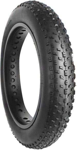 Hausdec Bike Tire, Bike Tires Folding Replacement Electric Bicycle Tires Compatible Wide Mountain Snow Bike,20X4.0 Inch