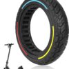 HPGAAVD 10 x 2.125 E Scooter Solid Tyres, 10 Inch Solid Rubber Tyres E Scooter for Ninebot F20 F25 F30 F40, 250 x 54 Non-Slip and Anti-Puncture Replacement Tyres for E Scooter Tyres Front/Rear