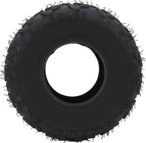 SRTK 145/70-6 Tires, Anti-puncture Rubber Front Rear ATV Tubeless Tires Large Friction for Quad Go-Karts