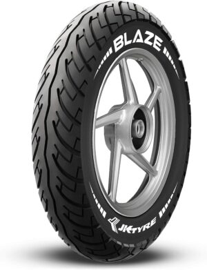 JK Tyre Blaze BA21 90/100-10 Tubeless Scooter Tyre, Front Set of 3