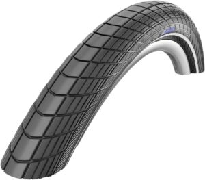 Schwalbe Big Apple Performance Line Lite Skin Race Guard Endurance Wired Tyre-Reflex Black, 24 x 2.0 Inch