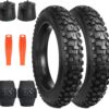 BALINGE 2 Pack Fat Tire for Ebike Mountain Bike Heavy Duty High-Performance Wear-Resistant E-Bike Mountain Snow Bike Tire 20" x 4"，Black，2 Tires 2 Tubes 2 levers