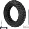 Ulip 10 x 3/255 x 80 (80/65-6) Electric Scooter Tyres 10" Replacement Front or Rear Fixed Tyre Black