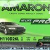 AMARON HI LIFE PRO CAR BATTERY 110D26L /NX110-5LMF 12V 80AH