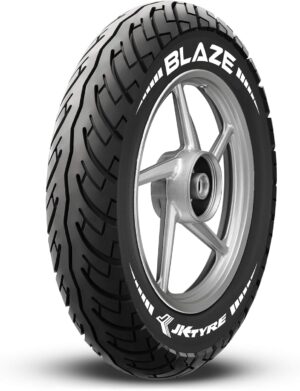 JK Tyre Blaze BA21 90/90 -12 Tubeless Bike Tyre, Rear