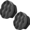 IPELY 2 Pack Large Tire Dressing Applicator Pad, Durable and Reusable Hex-Grip Tire Detailing Tool for Applying Tire Shine