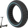 VOLOHAS 60/65-6.9 Replacement Wheels Solid Rubber Tyres 10 Inch Solid Tyres for Ninebot Max G2 G2D G2E G65 Electric Scooter Front/Rear Replacement Tyres Solid Tyres Non-Slip Puncture Proof (Blue, Pack