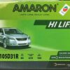 AMARON Car Battery 12V 80Ah 105D31Rmf / R - Type