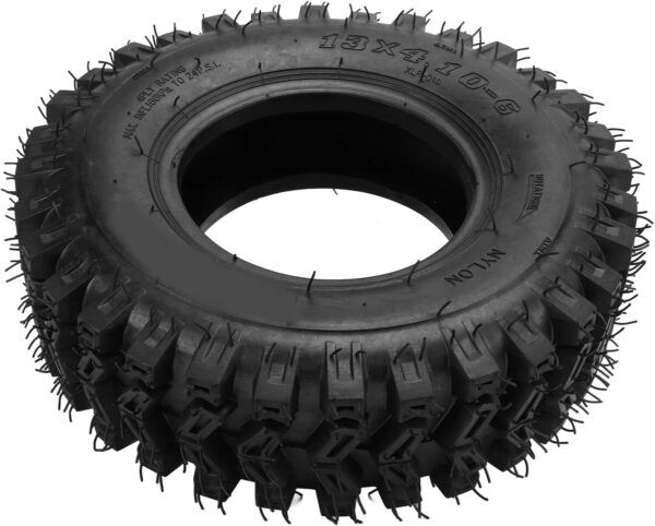 Dilwe Snow Sweeper Tyres, 13 x 4.10-6 Tyres, Thickened Tyre Design, Suitable for ATV Karts and Mini 4WD 47cc, 49cc Snow Motorcycle Tyres, Electric Bicycle Repairing Accessories