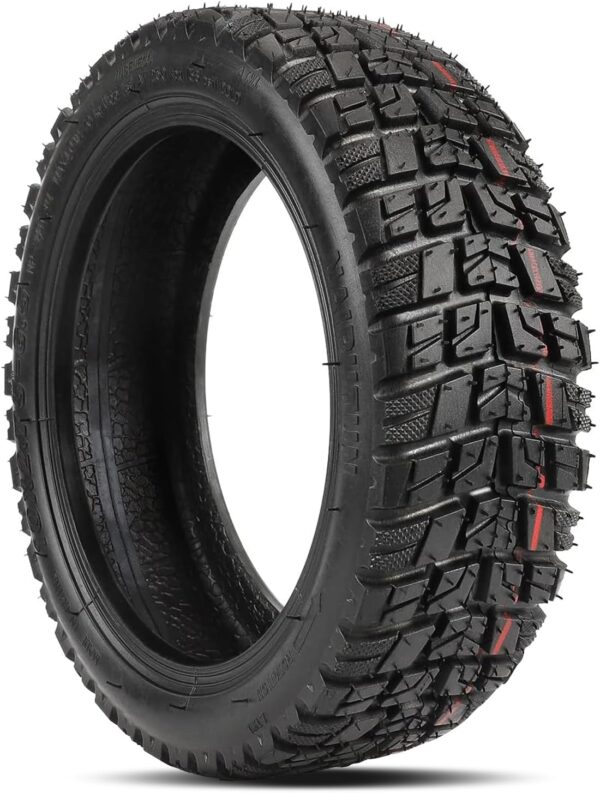 SYACHI 10 x 2.75-6.5 Tyre Tube for Electric Scooter, Tubeless Off-Road Tyres for Speedway 5 Dualtron 3, 10 Inch Tubeless Tyres, AT All-Terrain Tyres, Without Tube, Vacuum Tyres