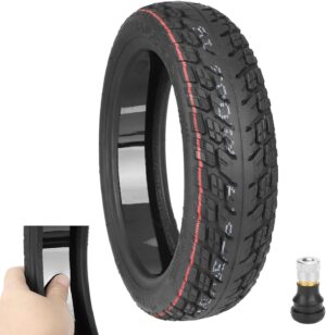 Prodrocam 60/65-6.9 Self-Repairing Tubeless Tyre for Ninebot Max G2 G2D G2E G65 Electric Scooter Tyre 10 Inch Scooter Replacement Tyre with Nozzle (1 PC)