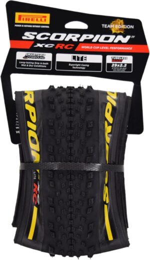 Pirelli Scorpion XC Tyre RC Lite Team Edition, Smartgrip, 29 x 2.2, Black