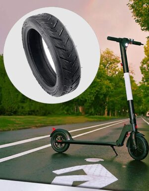 HUAQINEI Electric Scooter Tyres,50/75-6.1 for M365 Electric Scooter Outer Tyre 8 1/2X2 Tube Tire Replacement Inner (1 Set)