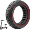 VOLOHAS 10 x 3 Solid Rubber Tyres 10 Inch Solid Tyres 255 x 80 80/65-6.5 Replacement Tyres for Kugoo M4/M4 pro/Kaabo Wolf Warrior/Mantis 10/Dualtron Zero 10X Electric Scooter Full Tyre Puncture Proof