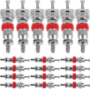 YARNOW 100pcs Tire Tyre Valve Stem Core Part Car Truck Motorcycle Tire Tyre Core Manual Tire Changer Tire Stem Core Replacement Tyre Tire Valve Cores Valve Stems Bike Schrader