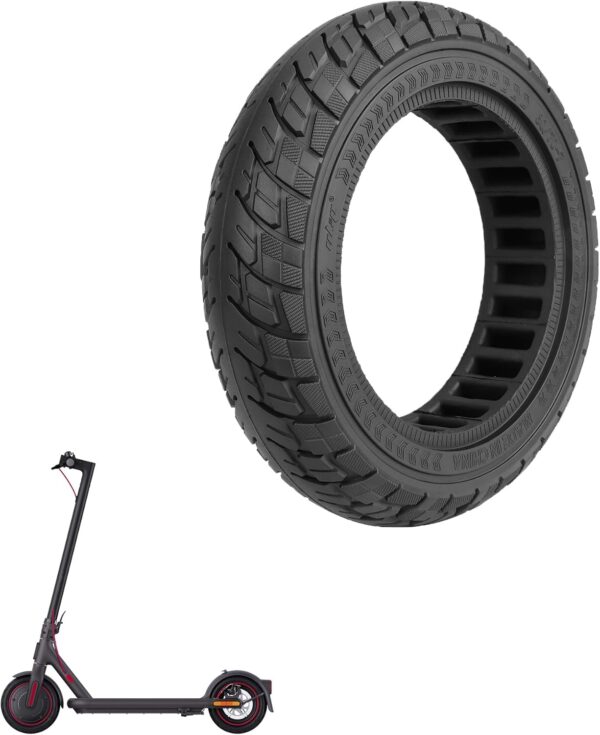 Fututech 60/70-7.0 Full Road Tyres for Xiaomi Mi4 Pro 10 Inch AT Explosion-proof Tyres for Electric Scooter, Accessories for Scooter Replacement Parts (Tyre x 1)