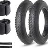 MOHEGIA Fat Bike Tires Replacement Kit with 20/26 x 4.0-inch Folding Electric Snow Mountain Bicycle Tires,Tubes,and Tire Levers