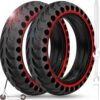 BANGTING 2 x 8.5 inch E Scooter Solid Tyres, 8 1/2 x 2 Solid Rubber Tyres, 50/75-6.1 Replacement Tyres for Xiaomi Pro 2 / M365 / M365 Pro / 1S / 3/3 Lite / Essential and all 8.5 Inch Scooter Tyres