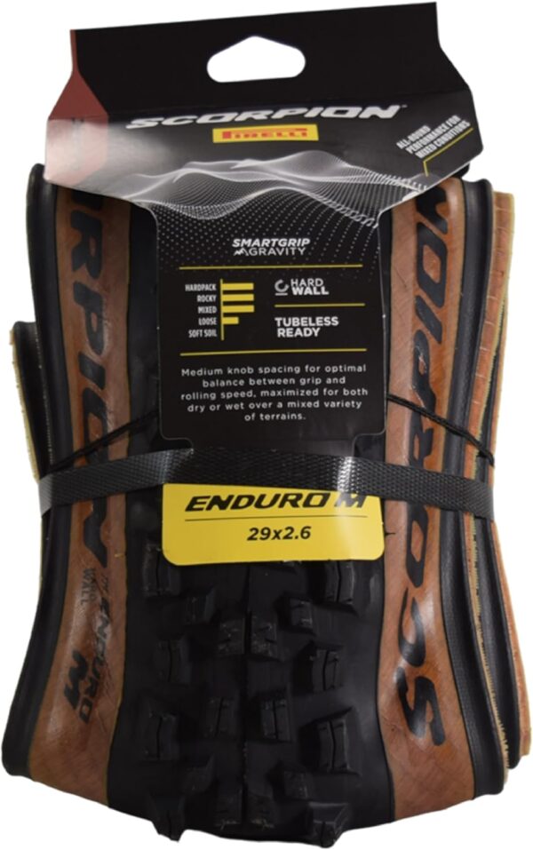 Pirelli Scorpion Enduro M HardWall Bike Tyre, 29 x 2.6, Classic Tan Wall