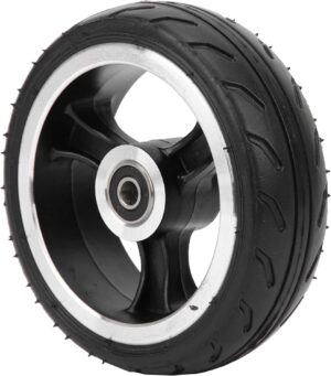 THE WHITE SHOP Electric Scooter Tyre, Shock-Absorbing Solid Rear Wheel Scooter Accessories Compatible (Size : 10MM)