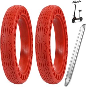 2 Pieces Honeycomb Rubber Solid Tire For xiaomi scooter 3 M365 Pro 2 Electric Scooter Rubber Honeycomb Tyre 8.5 inches Wheel Replacement Tire