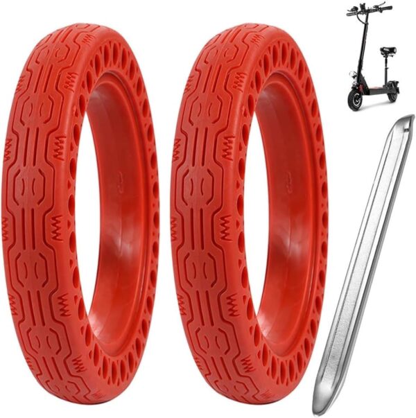 2 Pieces Honeycomb Rubber Solid Tire For xiaomi scooter 3 M365 Pro 2 Electric Scooter Rubber Honeycomb Tyre 8.5 inches Wheel Replacement Tire