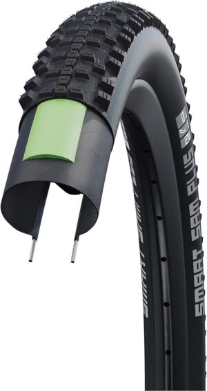 Schwalbe Unisex's Smart SAM Plus Perf, DD, GreenGuard Tyres, Black, 54-559, Cicli Bonin_002910