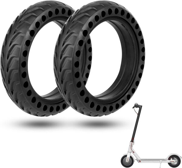 Jesdoo Solid Tire Replacement for Electric Scooter Xiaomi m365 / gotrax gxl V2,8.5 inches Scooter Wheel's Replacement Explosion-Proof Solid Tire.for Xiaomi M365 tire for scooter【2 Piece】