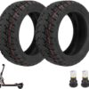 ulip (2 Pieces) 90/55-7 Tubeless Tyres 11 Inch Off-Road Tubeless Tyres for Segway Ninebot GT1 GT2 Electric Scooter