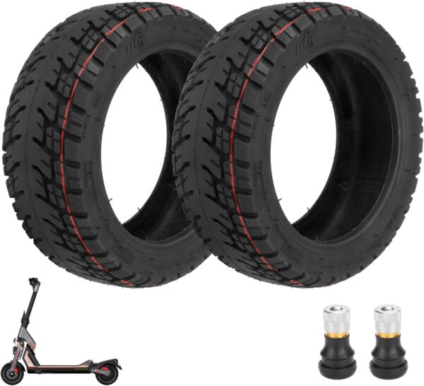 ulip (2 Pieces) 90/55-7 Tubeless Tyres 11 Inch Off-Road Tubeless Tyres for Segway Ninebot GT1 GT2 Electric Scooter