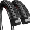 Fincci MTB Tyres 26 – Pair of Folding Tyres 26 x 2.25 Inches 57-559 Winter Bike Tyres for MTB, Mountain Bike, Off-Bike, Pack of 2