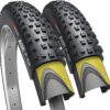 Fincci Pair 29 x 2.25 Inch Bike Tires 57-622 Foldable 60 TPI with Nylon Protection for Mountain Enduro Gravel MTB Hybrid Bicycle - Pack of 2 29x2.25 Tire