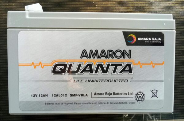 Amaron Quanta 12AH and 12V SMF Battery