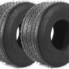 AR-PRO (2-Pack) 18x8.50-8 Tires for Golf Carts (4 ply Tubeless), Replacement General-Purpose Tubeless Tires, Rim Not Included