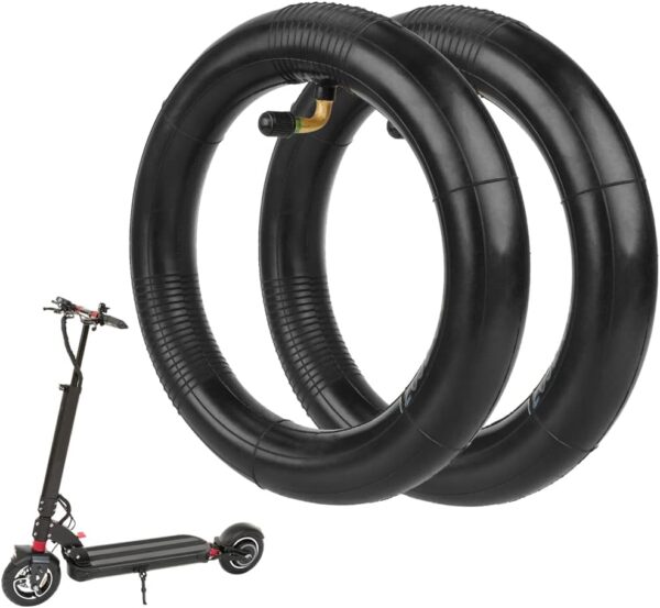 VOLOHAS 8.5 x 3 Replacement Wheels Outdoor and Indoor Tyres for Zero 9/VSET 9/9+/Inokim Light 2 Electric Scooter 8 1/2 x 3 Thickened Front and Rear Tyres Replacement (2 Hoses)