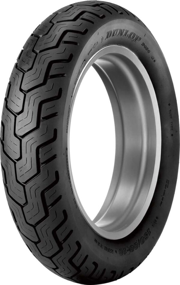 Dunlop Tires D404 Tire - Rear - 150/80-16 , Speed Rating: H, Tire Type: Street, Tire Construction: Bias, Position: Rear, Rim Size: 16, Tire Size: 150/80-16, Load Rating: 71, Tire Application: Cruiser