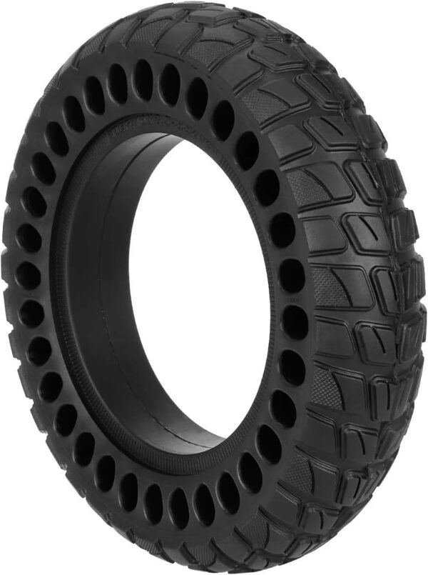 CERFFOOL 10 inch 10 x 2.5 inch Solid Tire for Kugoo Electric Scooter Non Slip Explosion Proof Puncture Proof Honeycomb Off Road Replacement Tire for Electric Scooter Accessories