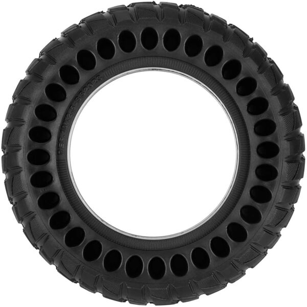 CERFFOOL 10 inch 10 x 2.5 inch Solid Tire for Kugoo Electric Scooter Non Slip Explosion Proof Puncture Proof Honeycomb Off Road Replacement Tire for Electric Scooter Accessories