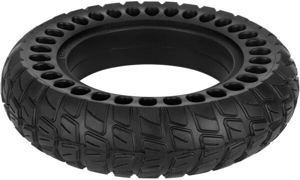 CERFFOOL 10 inch 10 x 2.5 inch Solid Tire for Kugoo Electric Scooter Non Slip Explosion Proof Puncture Proof Honeycomb Off Road Replacement Tire for Electric Scooter Accessories