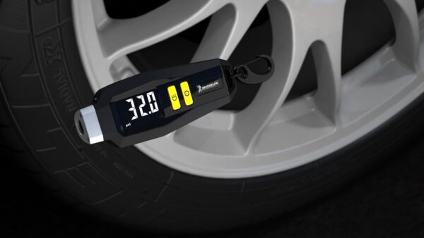 Michelin 12290B Digital Tyre Pressure Gauge With Key Ring