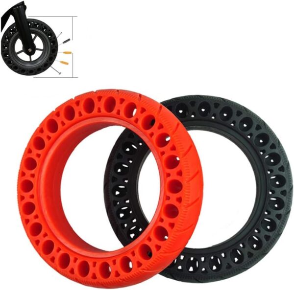 Electric Scooter Tires, 8 1/2x2 Honeycomb Solid Tires, Wear-resistant Non-slip Maintenance-free, Suitable for M365 1s/pro Scooter,2pcs
