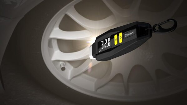 Michelin 12290B Digital Tyre Pressure Gauge With Key Ring