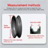 Electric Scooter Tires, 8 1/2x2 Honeycomb Solid Tires, Wear-resistant Non-slip Maintenance-free, Suitable for M365 1s/pro Scooter,2pcs