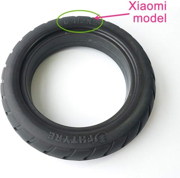 Electric Scooter Tires, 8 1-2x2 Explosion-proof Solid Tires, High Elastic Wear-resistant Rubber, Load Resistance, Suitable for Pro Scooters