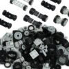 Pasacho 122pcs Wheels and Axles Set, Car Parts Chassis Pieces Tires Building Blocks, Compatible with Classic Bricks Toys