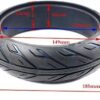 200x50 For Scooter Spare Part ES2 Solid Tyre for Ninebot ES1 ES3 ES3 ES4 Scooter Motor Wheel Part,Replacement Wheels,Wearable