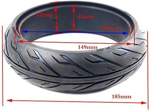 200x50 For Scooter Spare Part ES2 Solid Tyre for Ninebot ES1 ES3 ES3 ES4 Scooter Motor Wheel Part,Replacement Wheels,Wearable