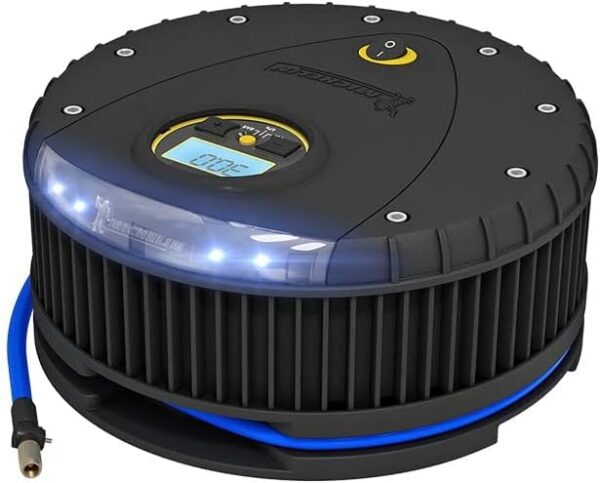 MICHELIN 12262 Programmable Fast Flow Digital Tyre Inflator with Pre-Set, Bleed Valve, and LED Light